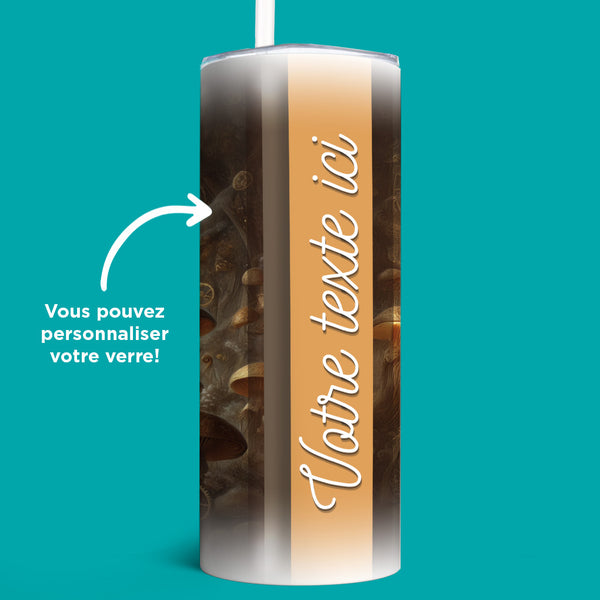 Verre en acier inoxydable Le gardien du temps