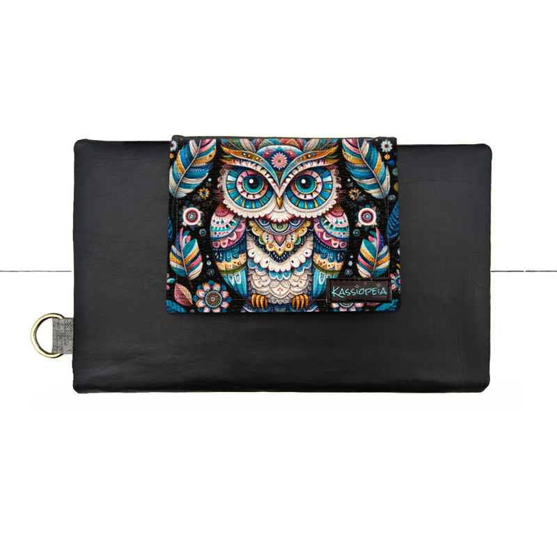 Rabat de Portefeuille Hibou bohème