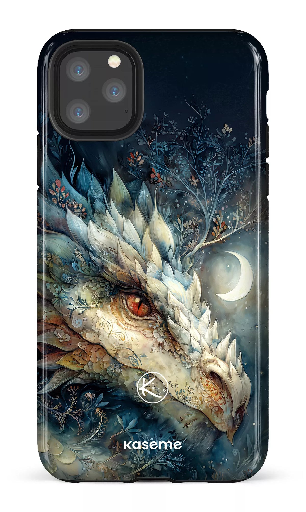 Étui à cellulaire - Dragon à la lune