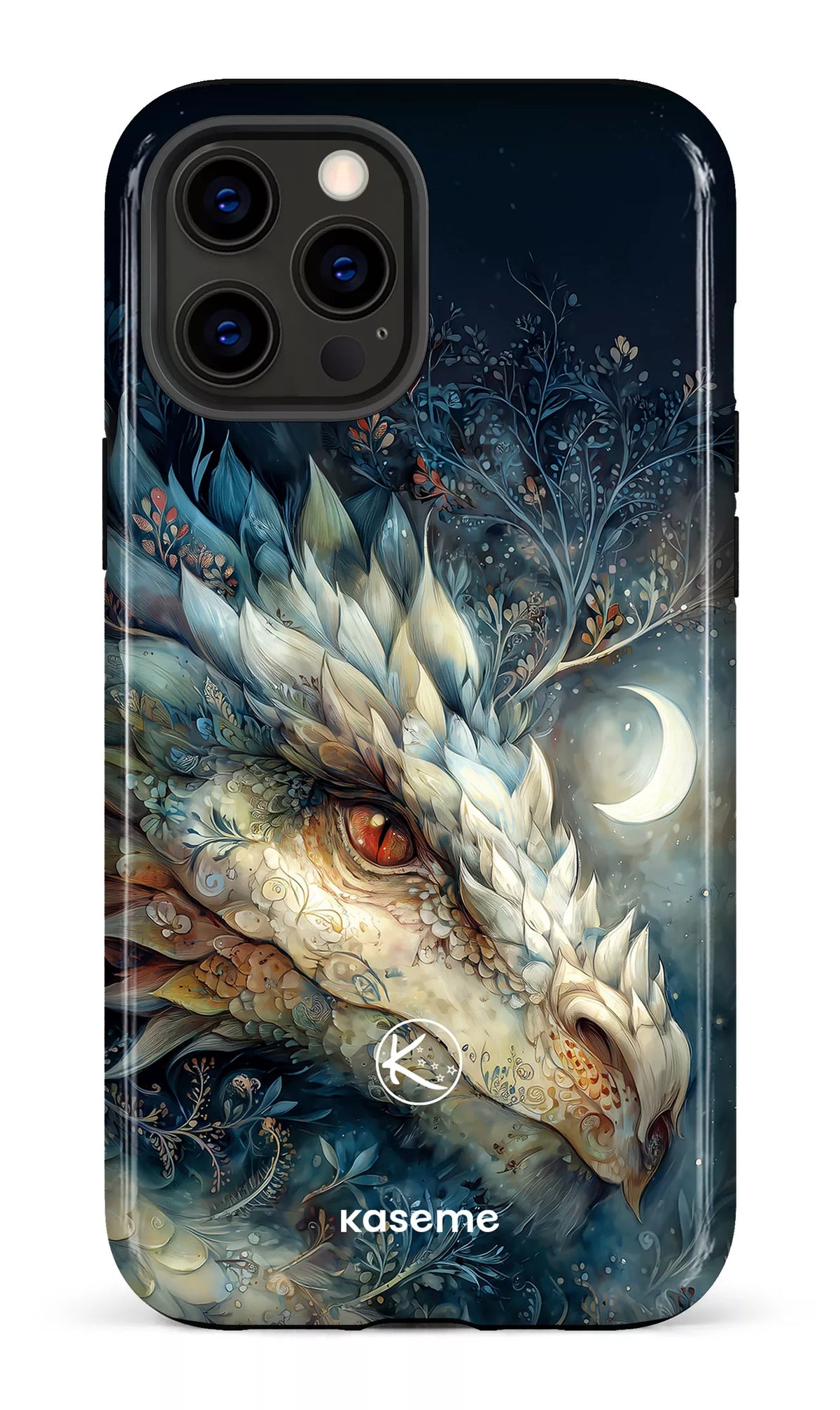 Étui à cellulaire - Dragon à la lune