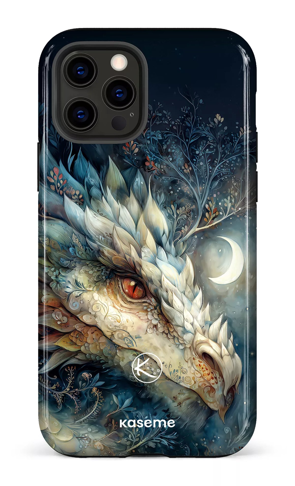 Étui à cellulaire - Dragon à la lune