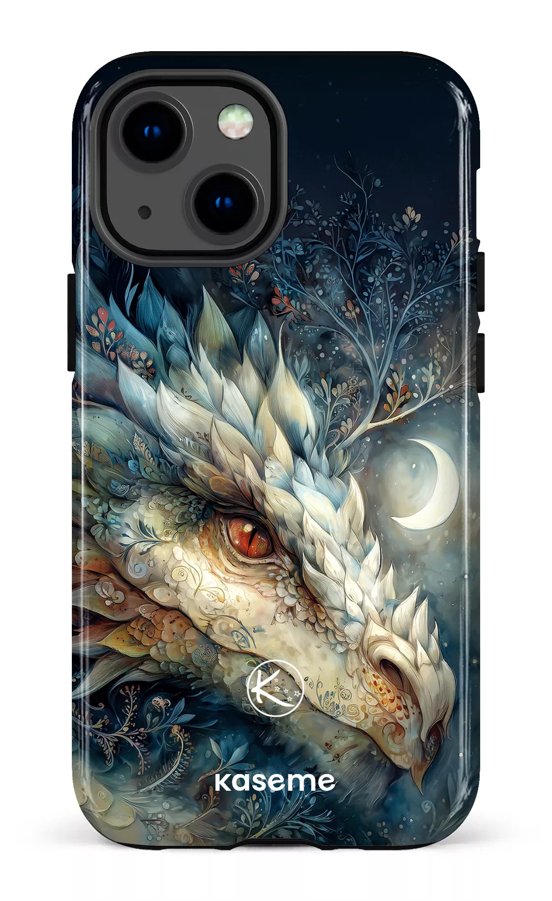 Étui à cellulaire - Dragon à la lune