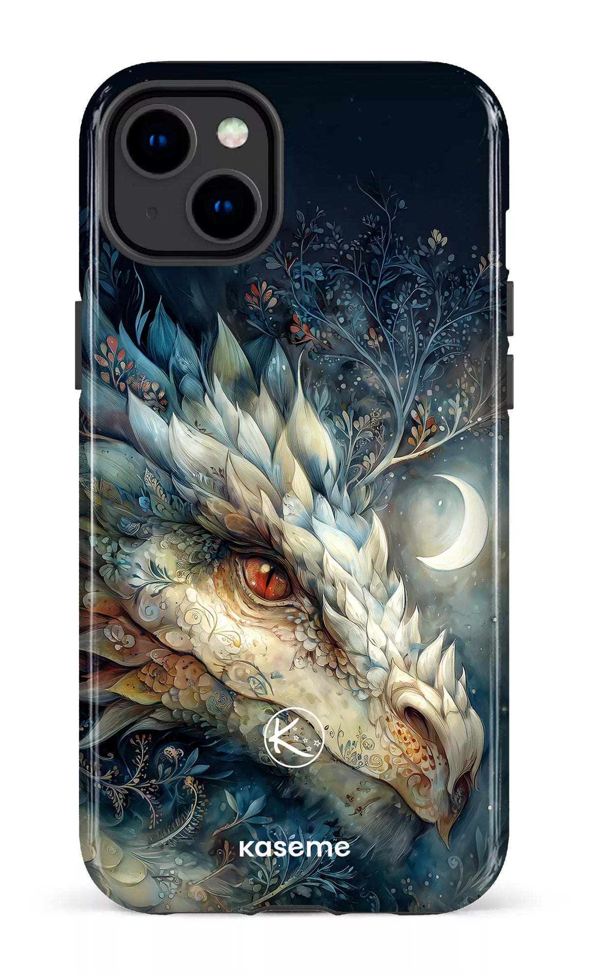 Étui à cellulaire - Dragon à la lune
