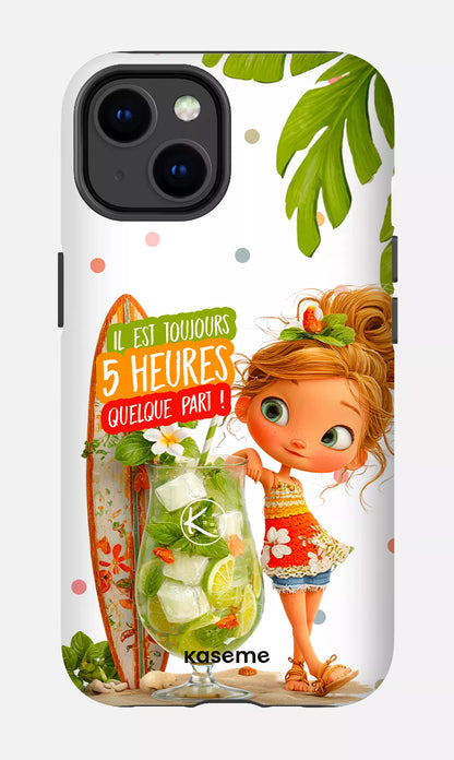 Étui à cellulaire - Il est toujours 5h