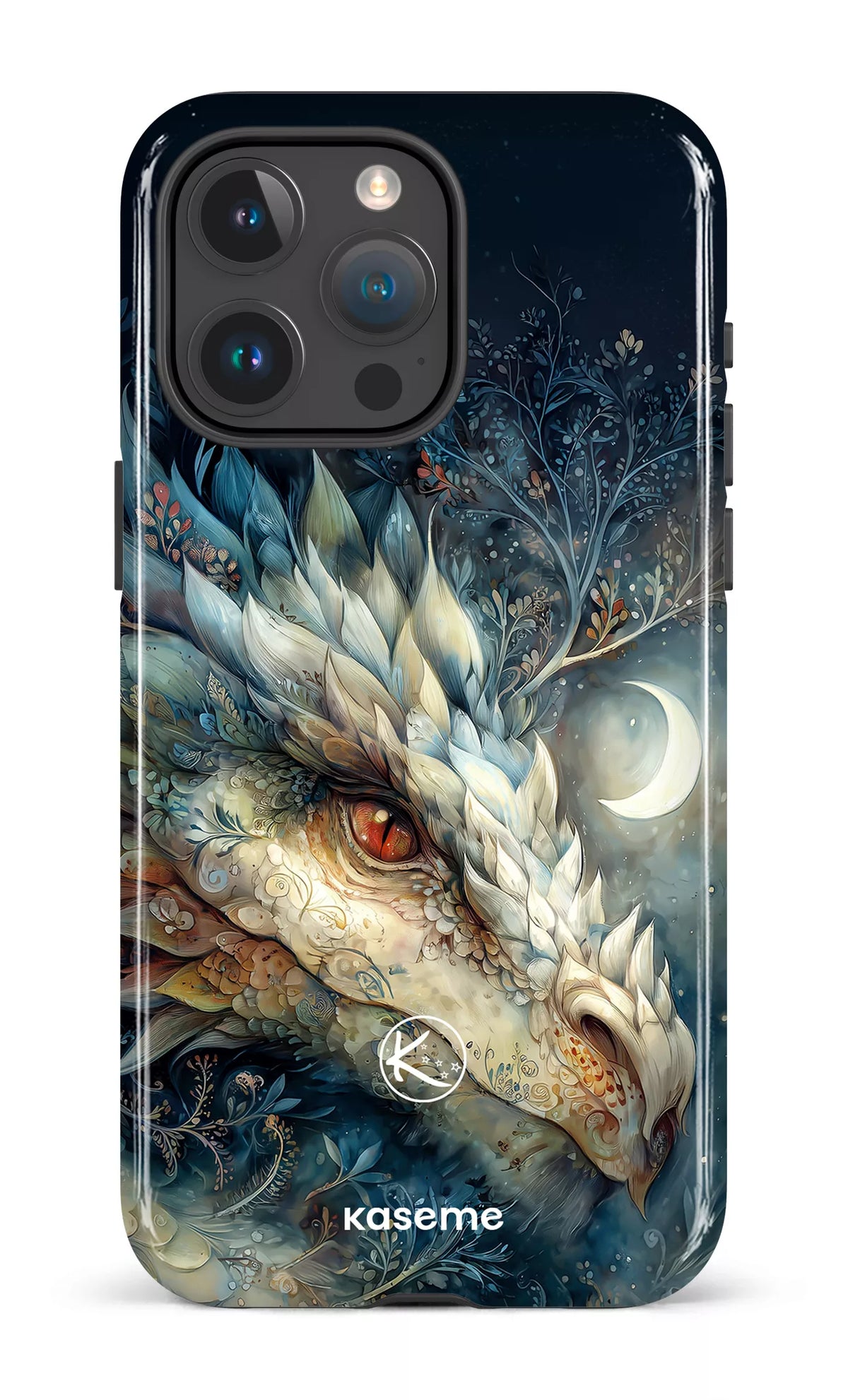 Étui à cellulaire - Dragon à la lune