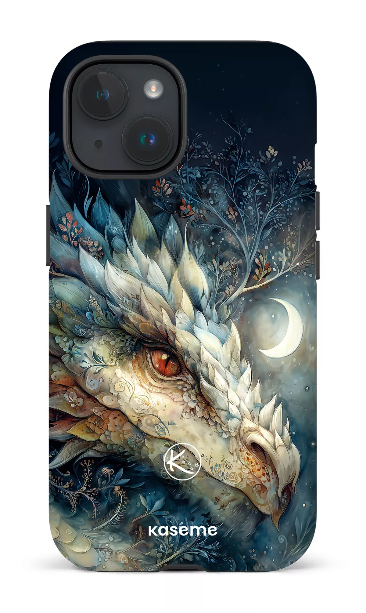 Étui à cellulaire - Dragon à la lune