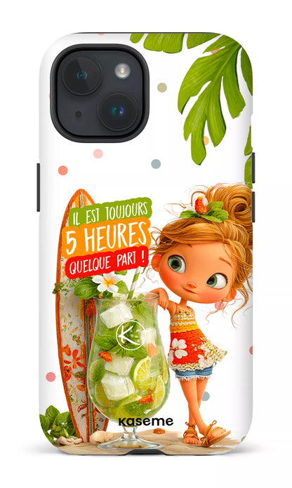 Étui à cellulaire - Il est toujours 5h