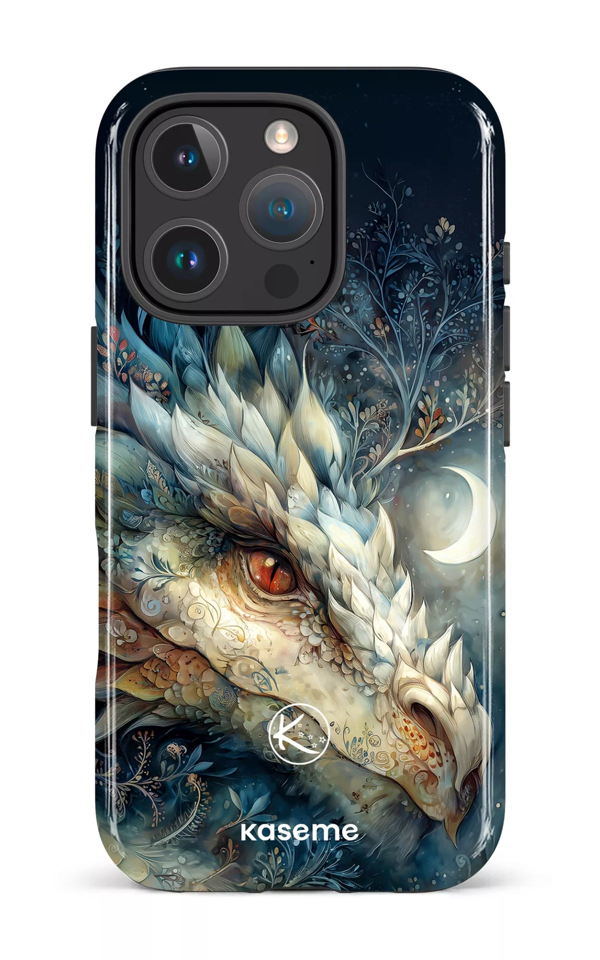 Étui à cellulaire - Dragon à la lune