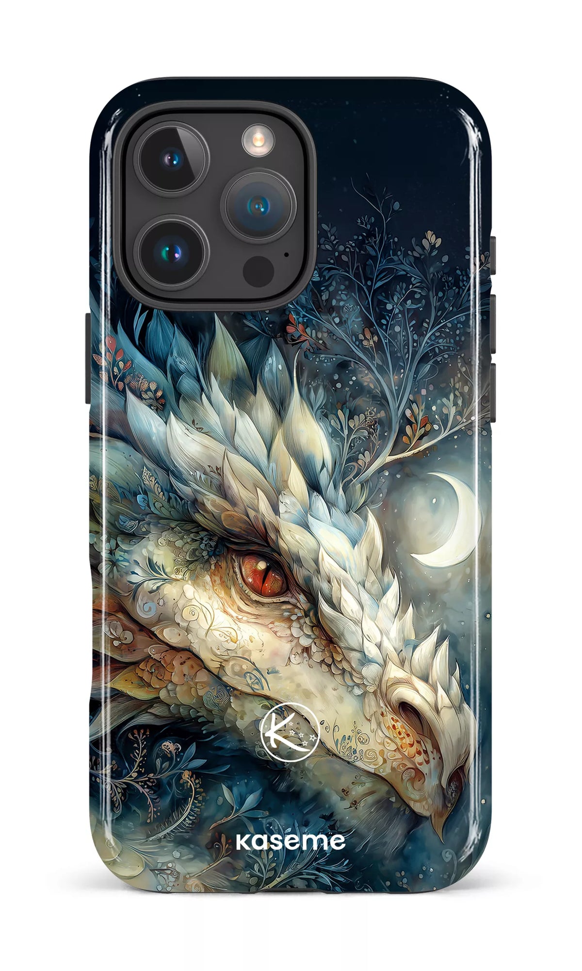 Étui à cellulaire - Dragon à la lune