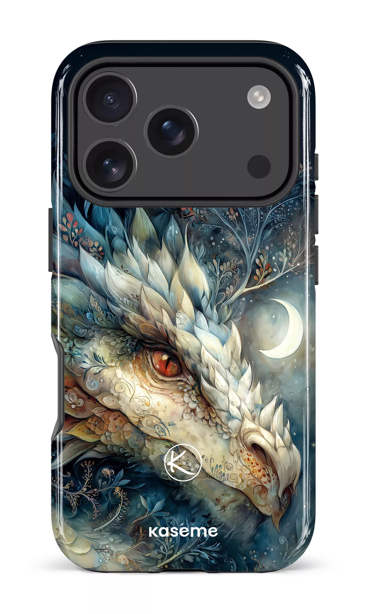Étui à cellulaire - Dragon à la lune