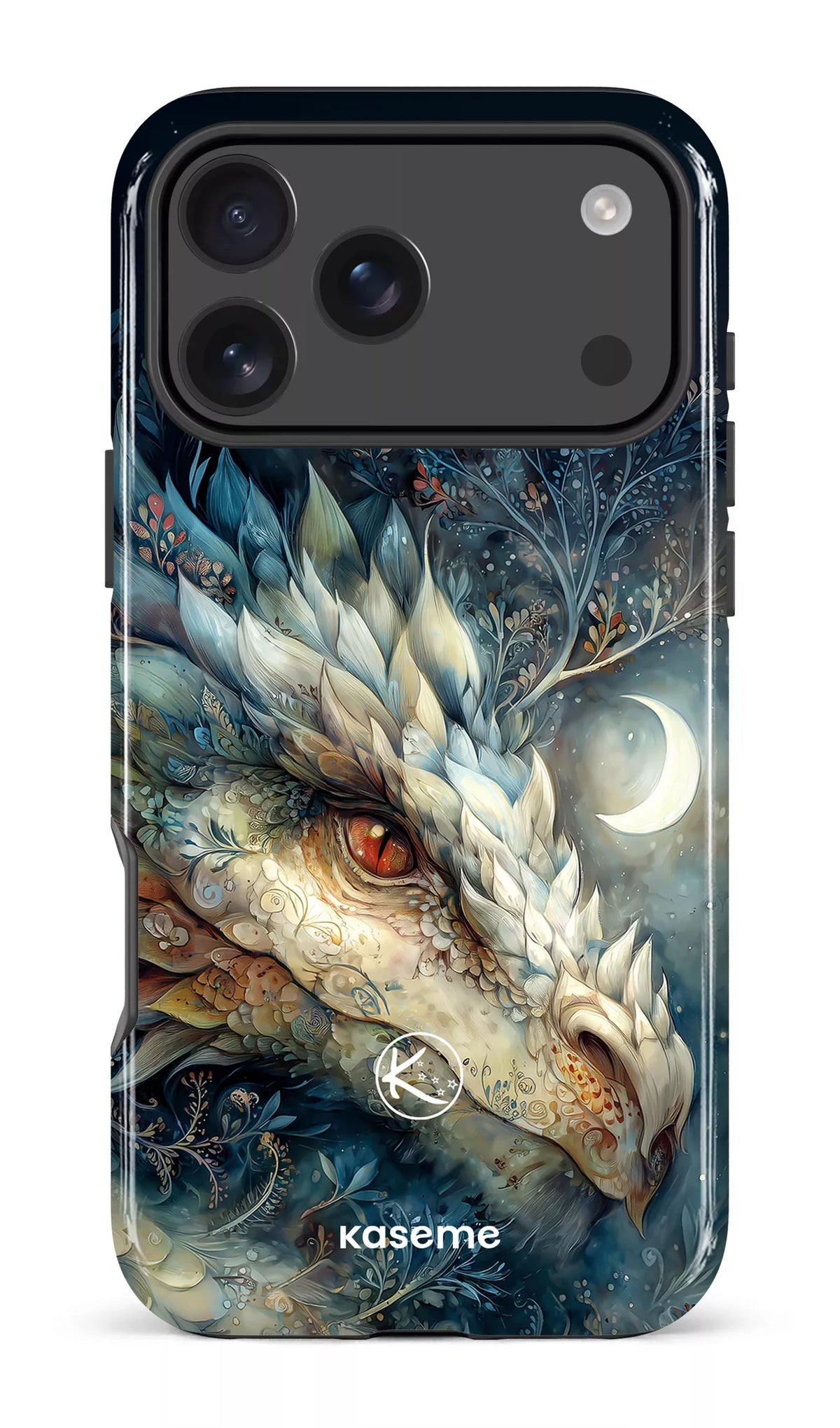 Étui à cellulaire - Dragon à la lune