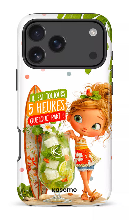 Étui à cellulaire - Il est toujours 5h