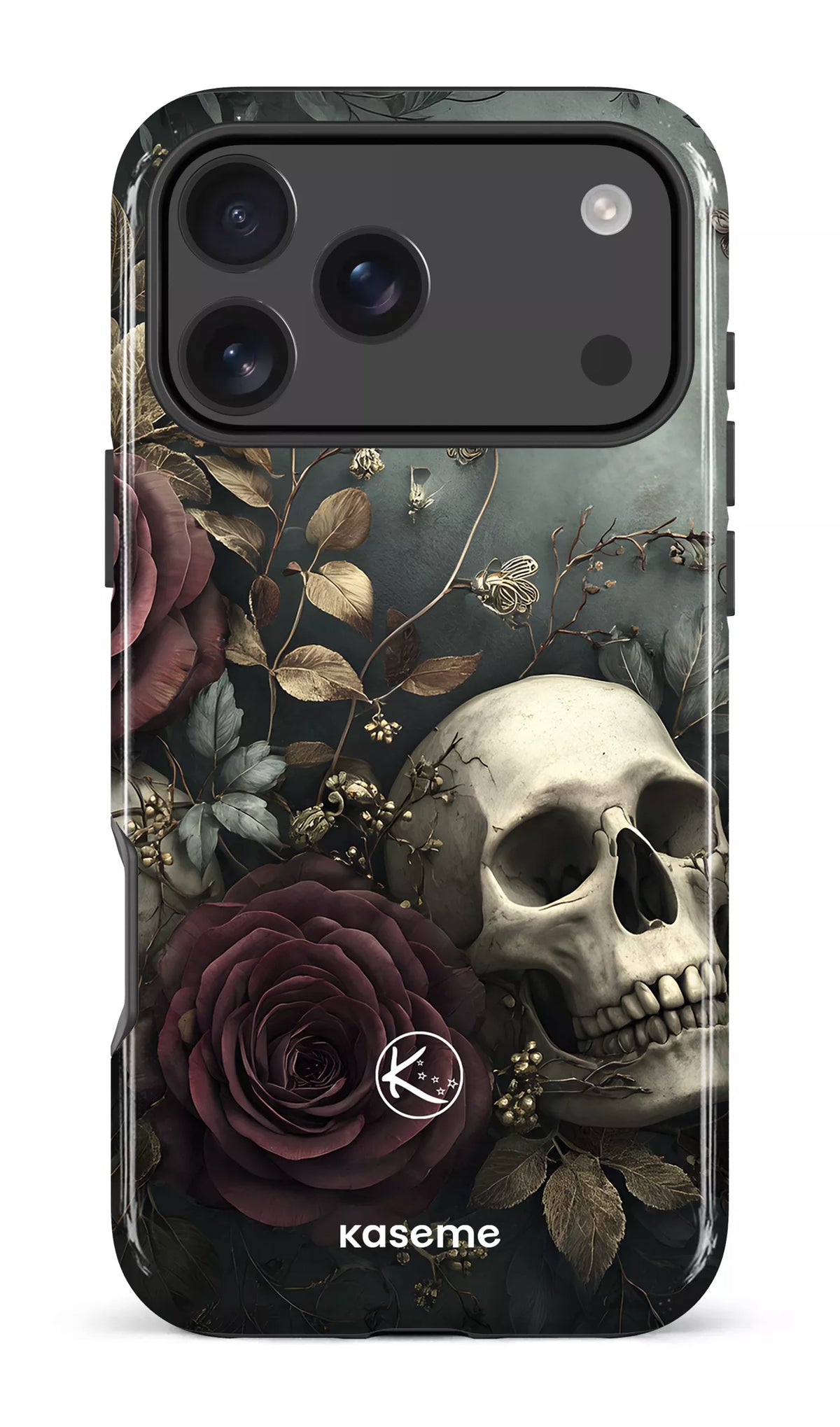 Étui à cellulaire - Roses macabres
