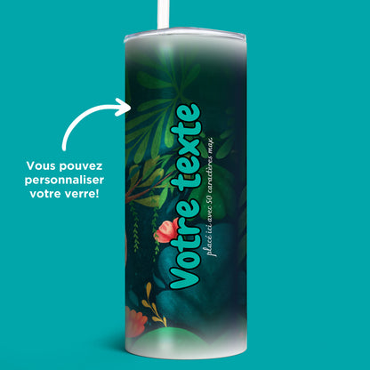 Verre en acier inoxydable Lazy