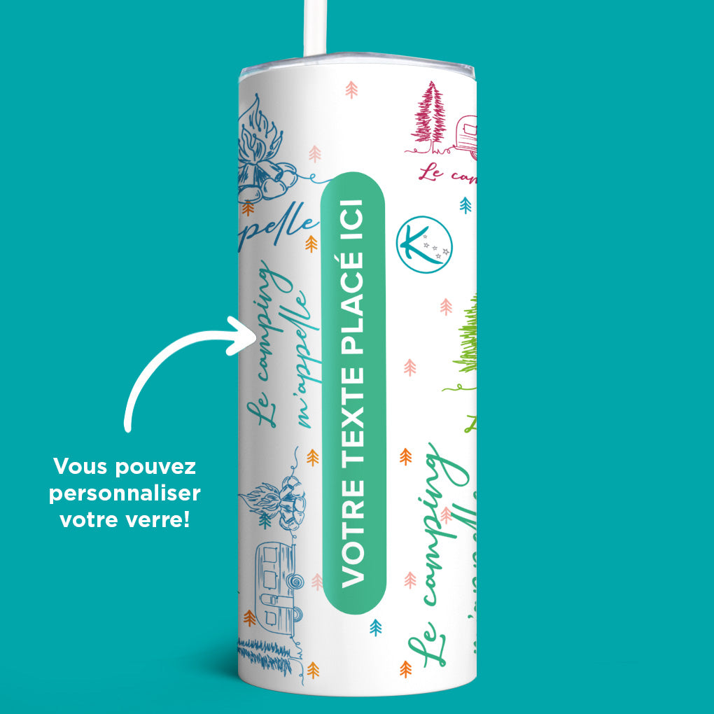 Verre en acier inoxydable Le camping m&