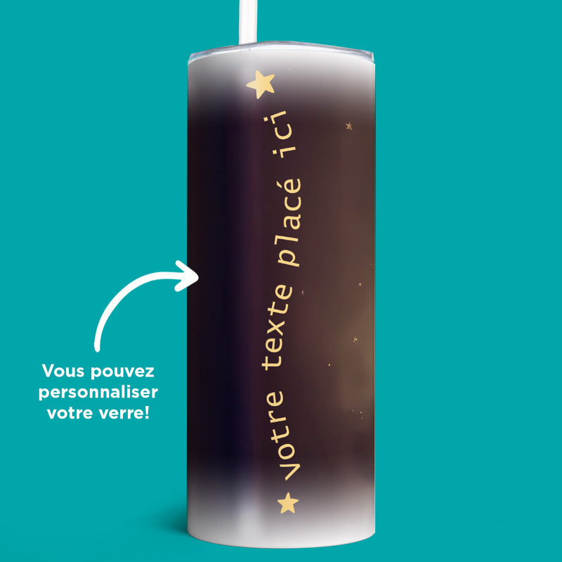 Verre en acier inoxydable Zelfine la lutine