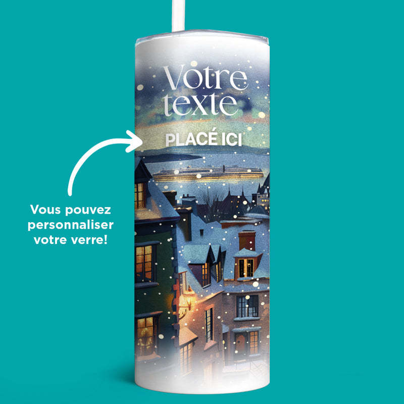 Verre en acier inoxydable Magie sur Québec