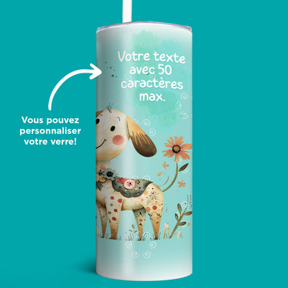 Verre en acier inoxydable Toutou