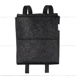 Base - 8" Mini Kangourou Paillettes noires