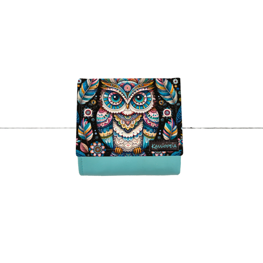 Rabat de Portefeuille Hibou bohème