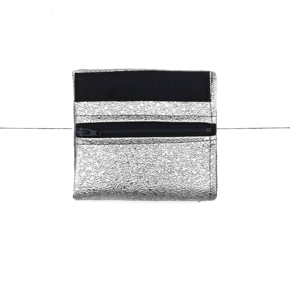 Base de mini portefeuille Paillettes argentées