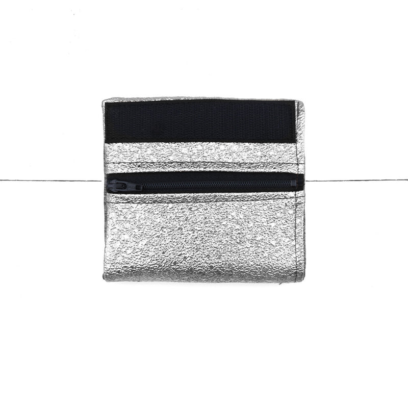 Base de mini portefeuille Paillettes argentées