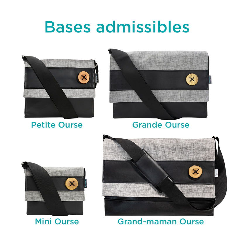 Service de couture, transformation de base avec bandoulière interchangeable