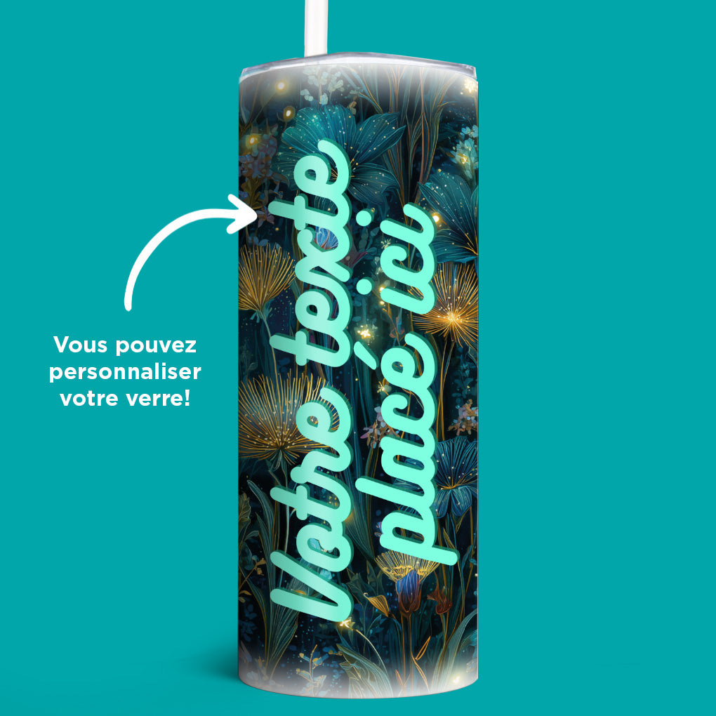 Verre en acier inoxydable Nuit sauvage