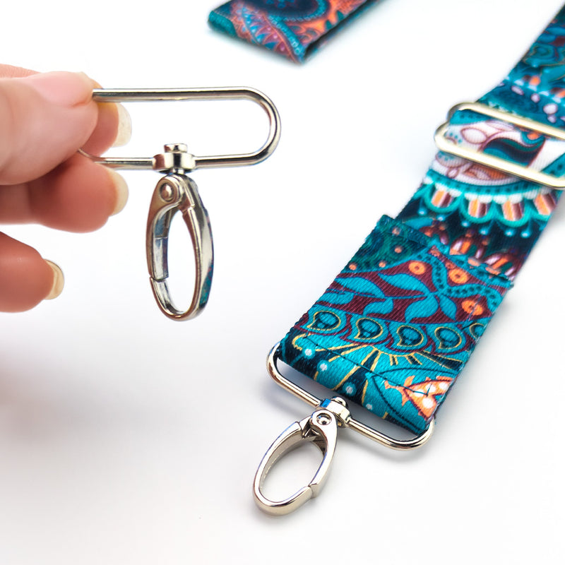 Bandoulière Paisley turquoise