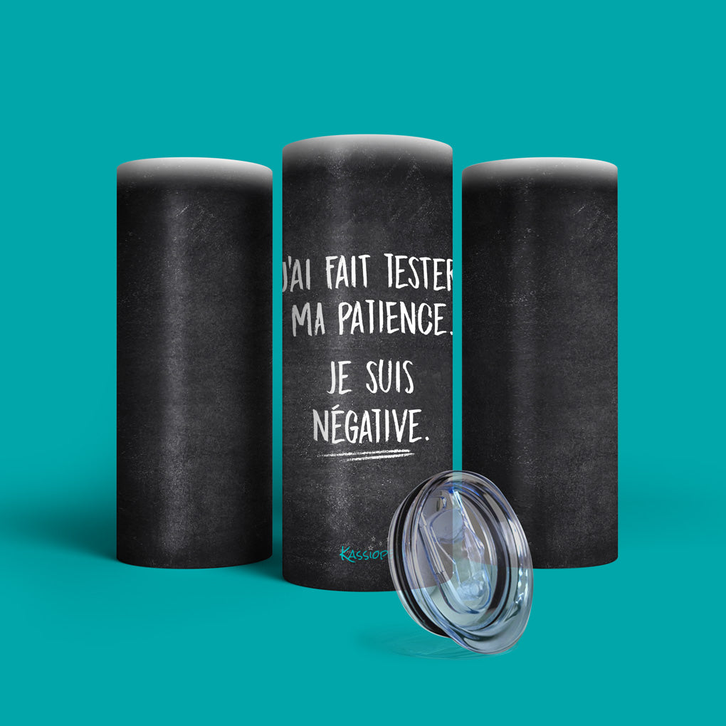 Verre en acier inoxydable Patience