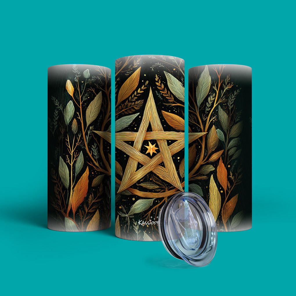 Verre en acier inoxydable Pentacle