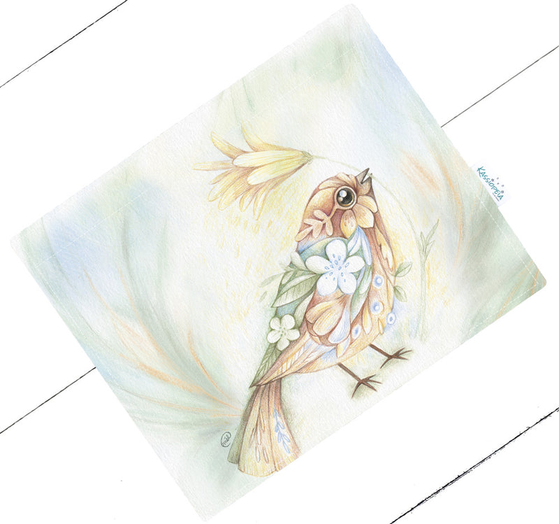 Rabat L'oiseau en fleurs 8"