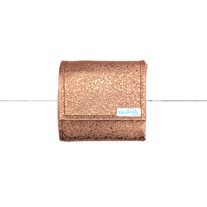 Rabat de Portefeuille Paillettes dorées/rosées