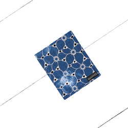 Rabat de Portefeuille Broderie indigo