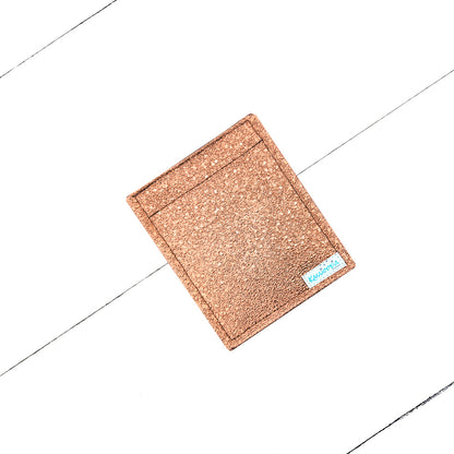 Rabat de Portefeuille Paillettes dorées/rosées
