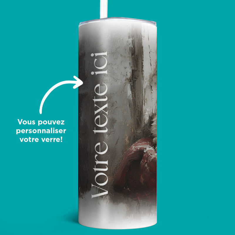 Verre en acier inoxydable Ronron