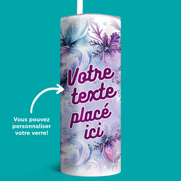 Verre en acier inoxydable Tempête pastel