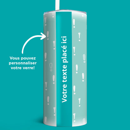 Verre en acier inoxydable Trop proche