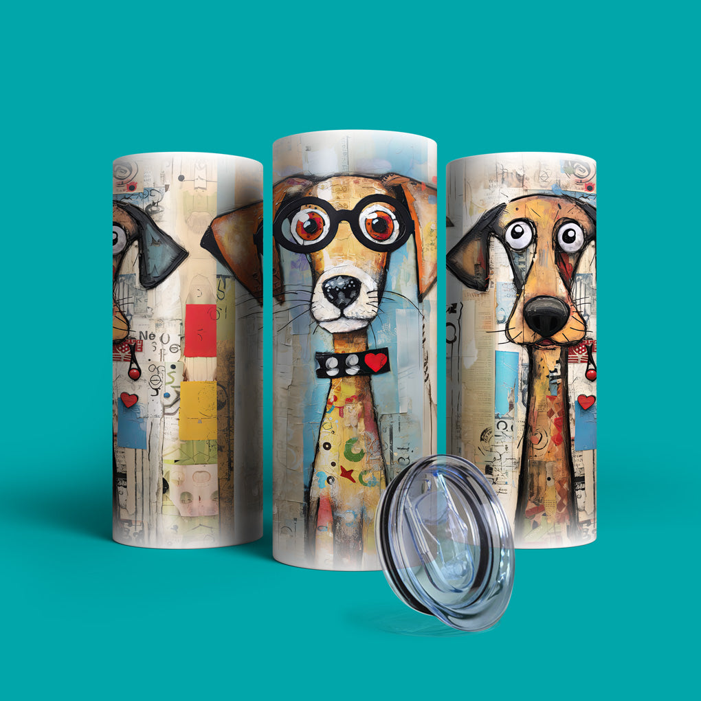 Verre en acier inoxydable Van Dog
