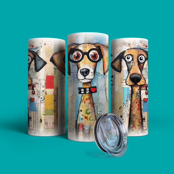 Verre en acier inoxydable Van Dog