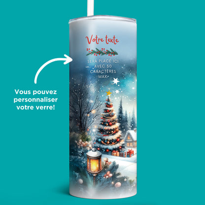 Verre en acier inoxydable Village d&