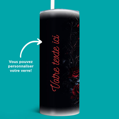Verre en acier inoxydable Le violon rouge