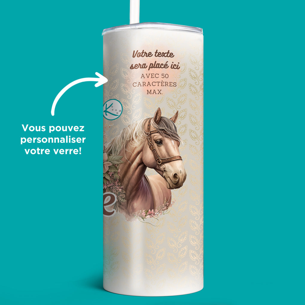Verre en acier inoxydable Wild and free
