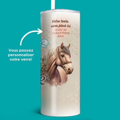 Verre en acier inoxydable Wild and free