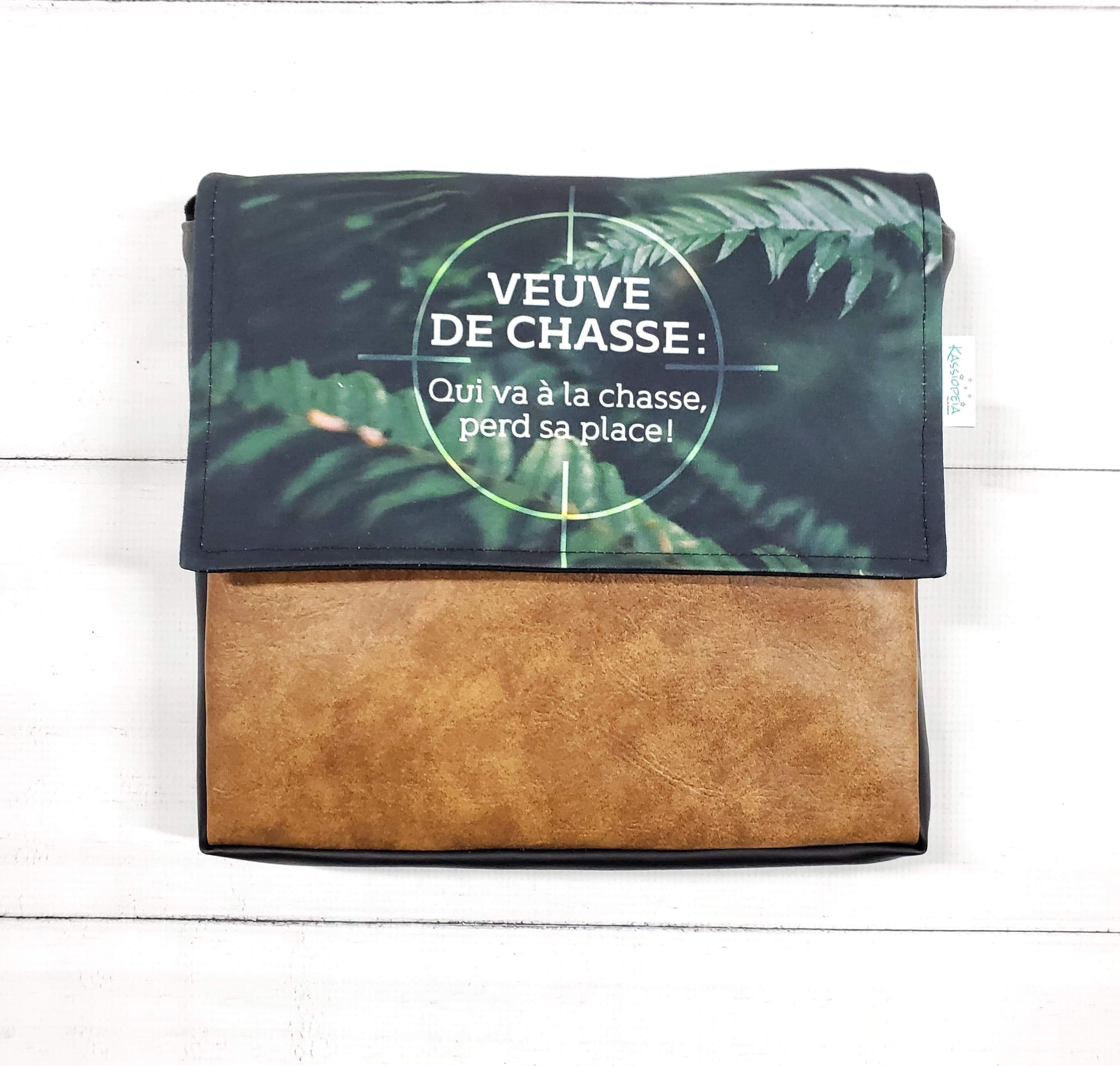 Rabat Veuve de Chasse 15" - Kassiopeia par la Bohème - Sac à main interchangeable fait au Québec