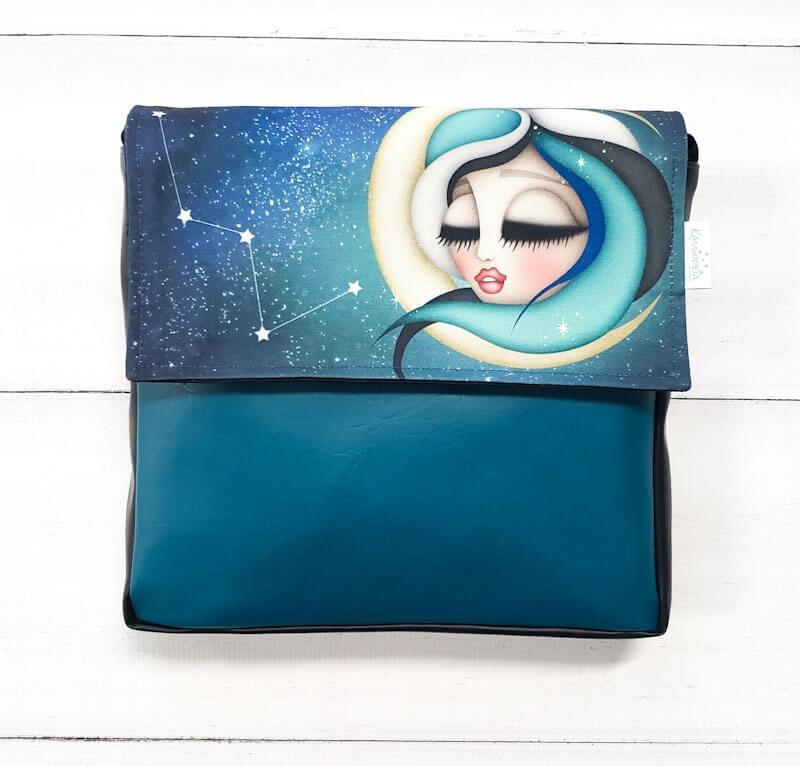 Rabat Luna-Kassiopeia 11" - Kassiopeia par la Bohème - Sac à main interchangeable fait au Québec