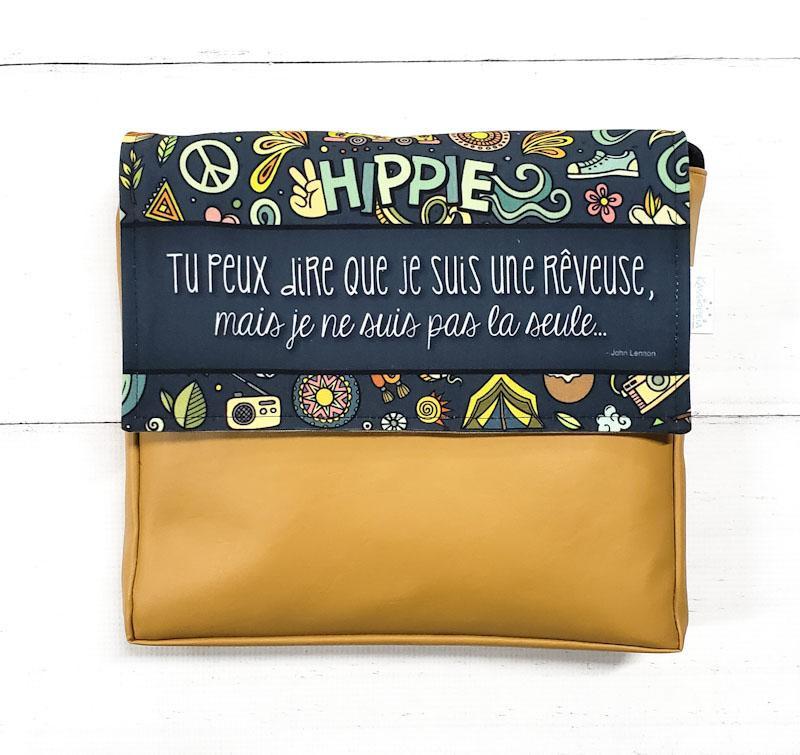 Rabat Hippie 11" - Kassiopeia par la Bohème - Sac à main interchangeable fait au Québec