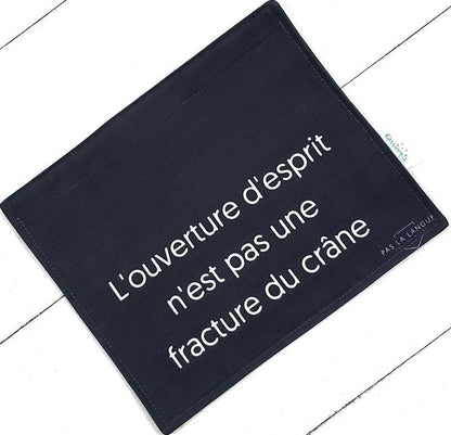Rabat Fracture du crâne 15" - Kassiopeia par la Bohème - Sac à main interchangeable fait au Québec