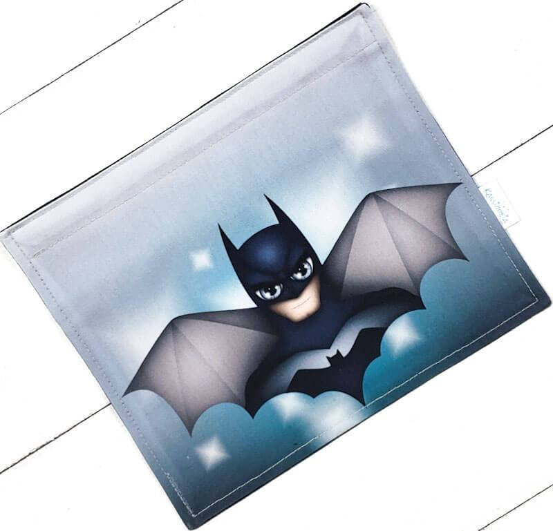 Rabat Le Chevalier noir 8" - Kassiopeia par la Bohème - Sac à main interchangeable fait au Québec