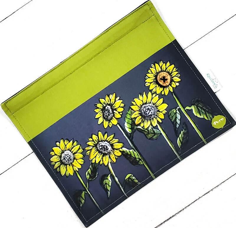 Rabat Tournesol 11" - Kassiopeia par la Bohème - Sac à main interchangeable fait au Québec